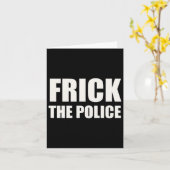 Frick Police - Grappig protest Kaart (Gele Bloem)