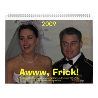 Frick Wedding 2009 Agenda Kalender