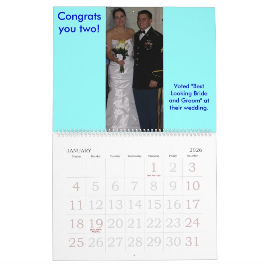 Frick Wedding 2009 Agenda Kalender (Jan 2026)