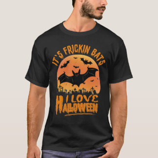Frickin Bats | Katten met Oranje tekst T-shirt