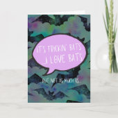 Frickin' Bats Love Kaart - Paar Gift, Jubileum (Voorkant)