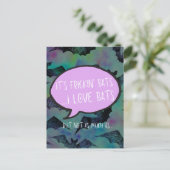 Frickin' Bats Love Kaart - Paar Gift, Jubileum (Staand voorkant)