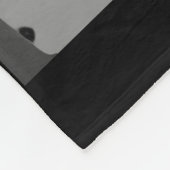 FRIDA BLACK EN RED HEART FLEECE DEKEN (Hoek)