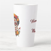 Frida Catrina Kunstenaar SuikerSchedel–Día de los  Latte Mok (Voorkant)