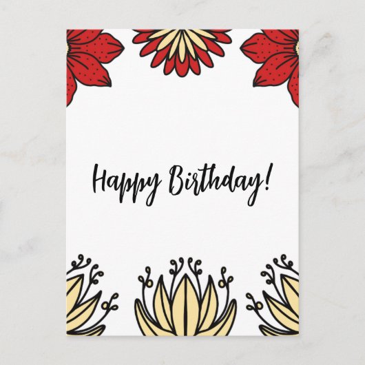 Frida Collectie Birthday Kaart (Voorkant)