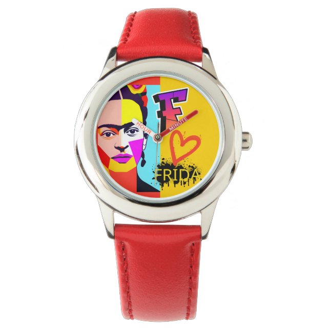 FRIDA COLORFUL HORLOGE (Voorkant)