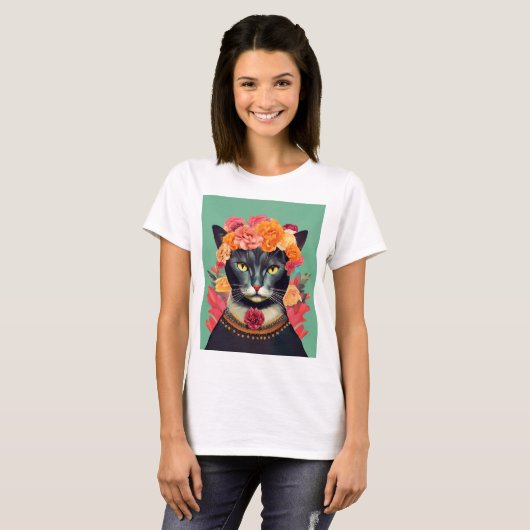 Frida de Kat T-shirt (Voorkant volledig)