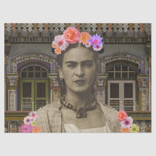 Frida Decoupage Tissue Paper Tissuepapier (Voorkant)