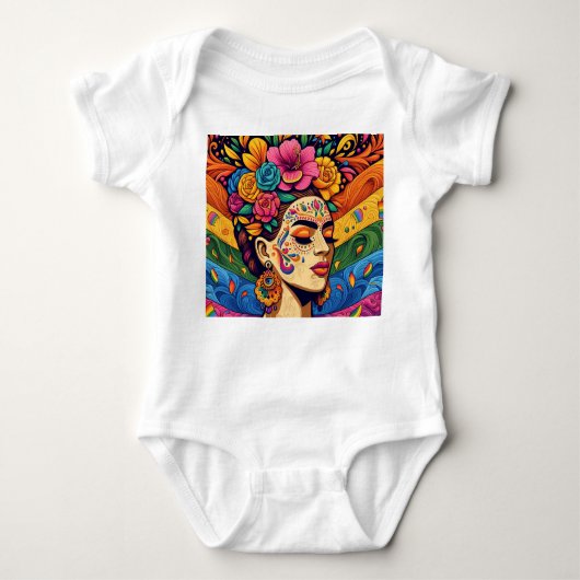 Frida geïnspireerd romper (Voorkant)