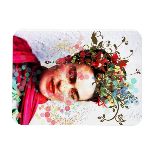 Frida gelaagde kunst magneet (Horizontaal)