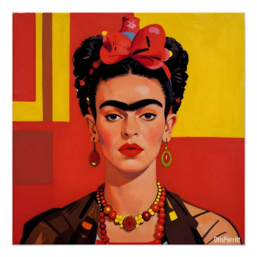Frida Kahlo-2 Perfect Poster (Voorkant)