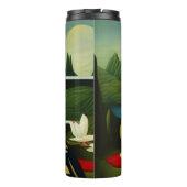 Frida Kahlo als Mona Lisa Thermal Tumbler Thermosbeker (Achterkant)