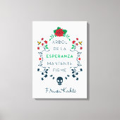 Frida Kahlo | Árbol De La Esperanza Canvas Afdruk (Voorkant)