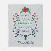 Frida Kahlo | Árbol De La Esperanza Fleece Deken (Voorkant)