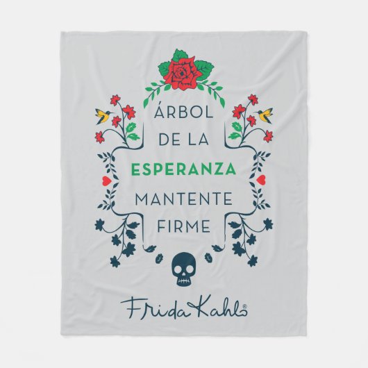 Frida Kahlo | Árbol De La Esperanza Fleece Deken (Voorkant)