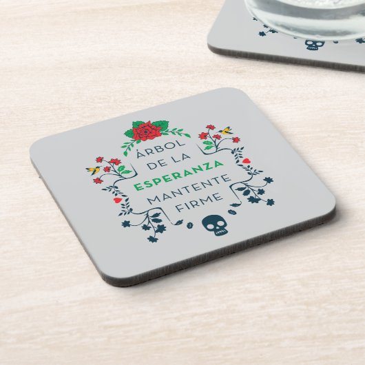 Frida Kahlo | Árbol De La Esperanza Onderzetter (Linkerzijde)