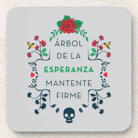 Frida Kahlo | Árbol De La Esperanza Onderzetter (Voorkant)