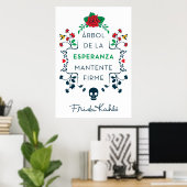 Frida Kahlo | Árbol De La Esperanza Poster (Thuiskantoor)
