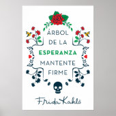 Frida Kahlo | Árbol De La Esperanza Poster (Voorkant)
