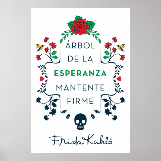Frida Kahlo | Árbol De La Esperanza Poster (Voorkant)