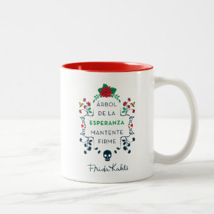 Frida Kahlo   Árbol De La Esperanza Tweekleurige Koffiemok