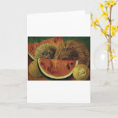 Frida Kahlo art Kaart (Gele Bloem)