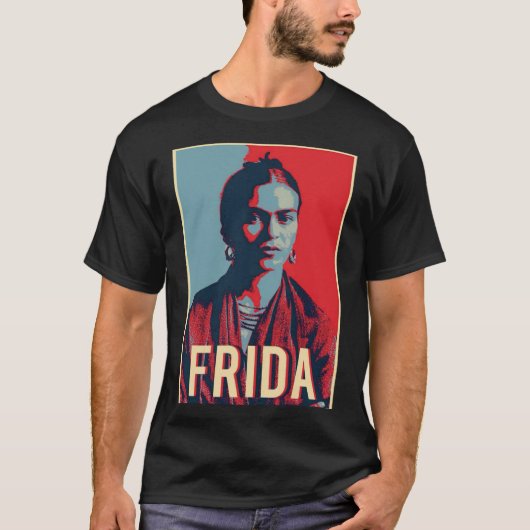 Frida Kahlo Art Paint Classic T-Shirt Essential T- (Voorkant)