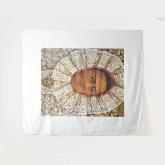 Frida Kahlo art Wandkleed (Voorkant (horizontaal))