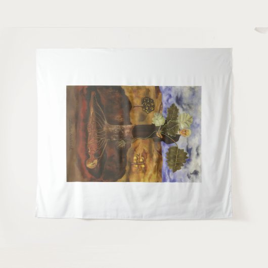 Frida Kahlo art Wandkleed (Voorkant (horizontaal))