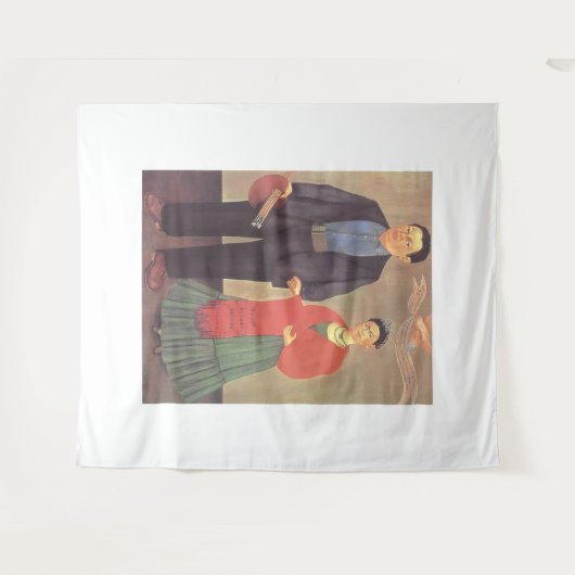 Frida Kahlo art Wandkleed (Voorkant (horizontaal))