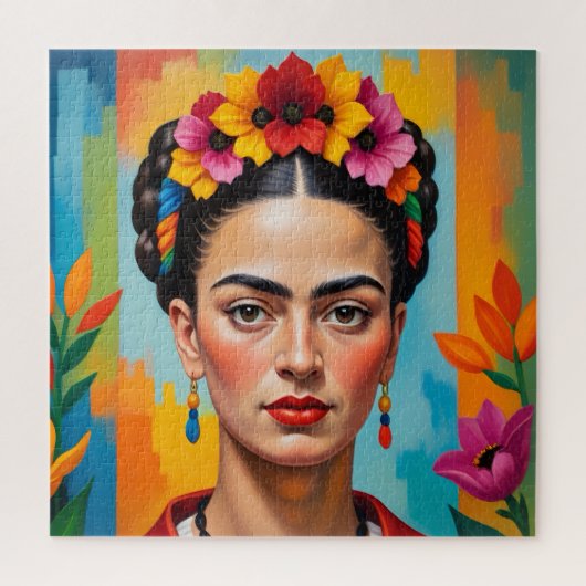 Frida Kahlo Artist Legpuzzel (Verticaal)