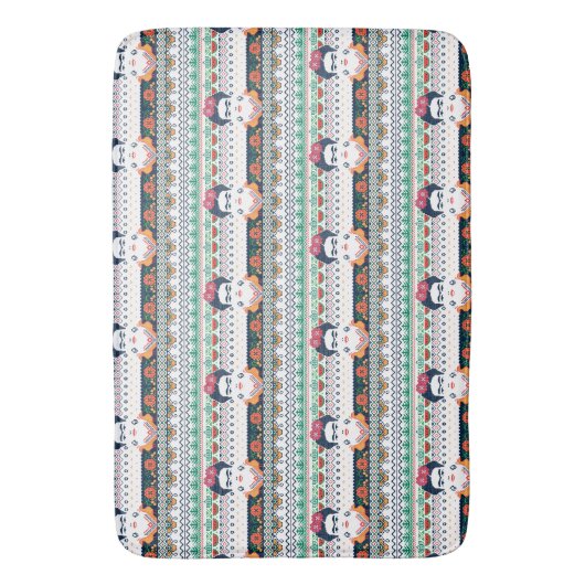 Frida Kahlo | Aztec Badmat (Voorkant Verticaal)