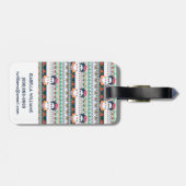 Frida Kahlo | Aztec Bagagelabel (Achterkant horizontaal)