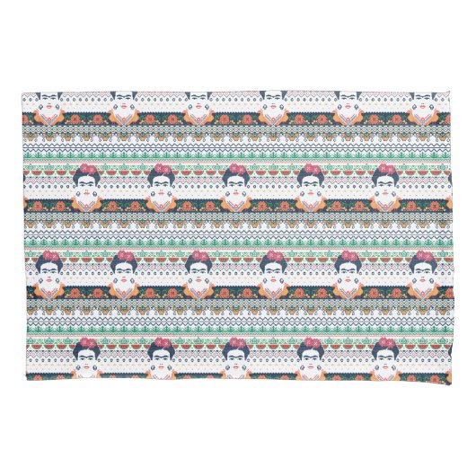 Frida Kahlo | Aztec Kussensloop (Voorkant-Links)