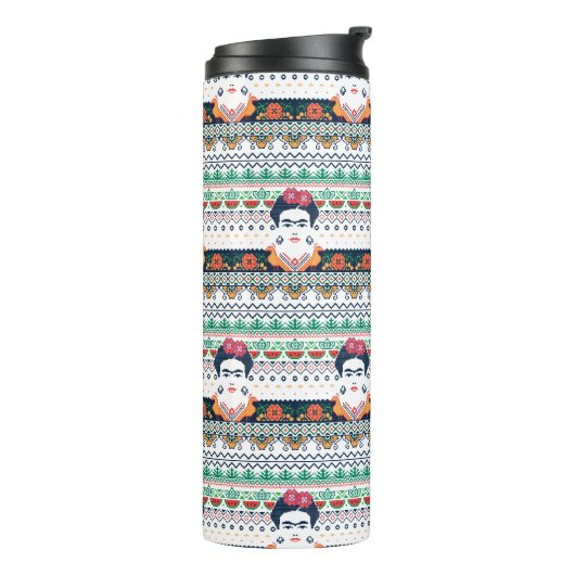 Frida Kahlo | Aztec Thermosbeker (Gedraaid links)
