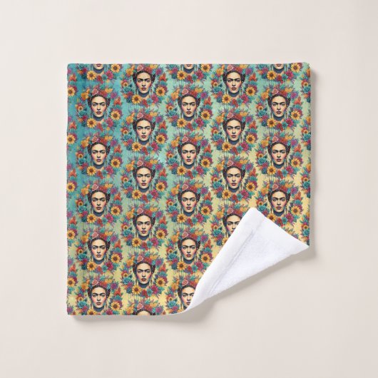 Frida Kahlo Bad Handdoek (Wasdoekje)