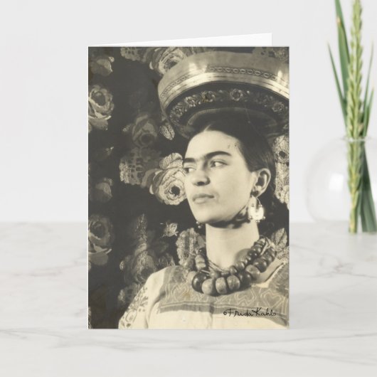 Frida Kahlo bedriegt Originele Charola Kaart (Voorkant)
