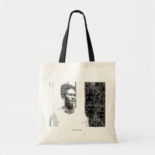 Frida Kahlo Black en White Portret Tote Bag