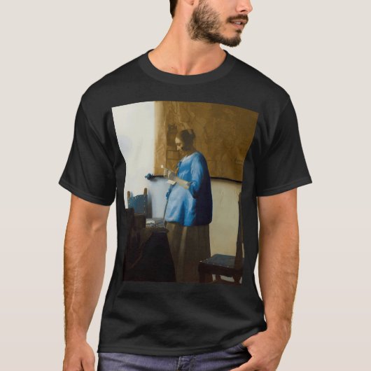 Frida Kahlo Blauwe Vogel T-shirt (Voorkant)