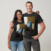 Frida Kahlo Blauwe Vogel T-shirt (Unisex)