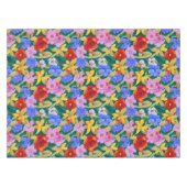 Frida Kahlo Bloemen Geïnspireerd Tafelkleed (Voorkant (Horizontaal))