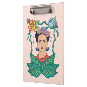 Frida Kahlo Bloemen Lijst Graphic Klembord (Links)