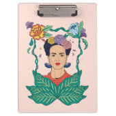 Frida Kahlo Bloemen Lijst Graphic Klembord (Voorkant)