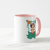 Frida Kahlo Bloemen Lijst Graphic Mok (Voorkant rechts)