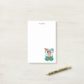 Frida Kahlo Bloemen Lijst Graphic Post-it® Notes (Op bureau)