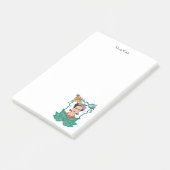 Frida Kahlo Bloemen Lijst Graphic Post-it® Notes (Schuin)