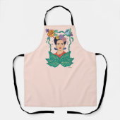 Frida Kahlo Bloemen Lijst Graphic Schort (Voorkant)