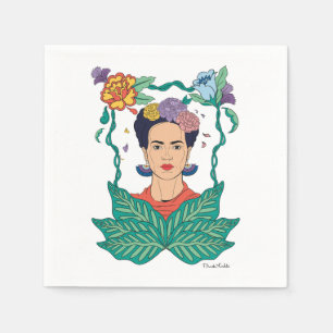 Frida Kahlo Bloemen Lijst Graphic Servet