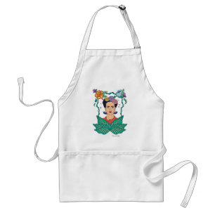Frida Kahlo Bloemen Lijst Graphic Standaard Schort
