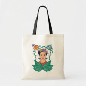 Frida Kahlo Bloemen Lijst Graphic Tote Bag (Voorkant)